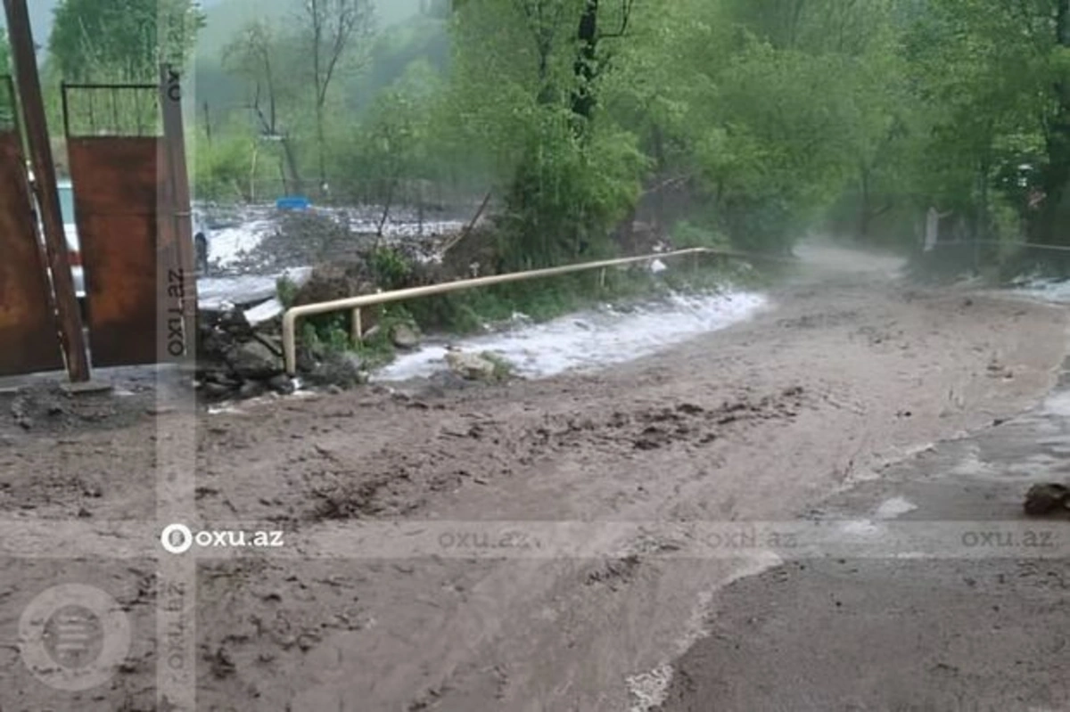 Селевые потоки парализовали жизнь в гедабейских селах - ВИДЕО